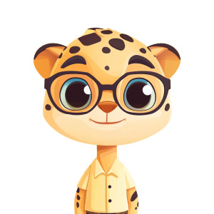 Chatbot Avatar Duolingo Style Vinyl Car Decal Sticker – Waterproof & UV-Resistant 4.0"