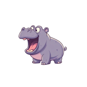 Chibi Baby Hippo Joyful Vinyl Car Decal Sticker – Waterproof & UV-Resistant 4.0" Chibi Baby Hippo Joyful Vinyl Car Decal Sticker – Waterproof & UV-Resistant 4.0"