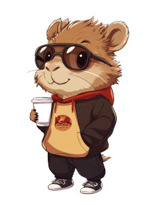 Chibi Capybara Coffee Vinyl Car Decal Sticker – Waterproof & UV-Resistant 4.0" Chibi Capybara Coffee Vinyl Car Decal Sticker – Waterproof & UV-Resistant 4.0"