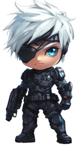 Chibi Cyber White Hair Vinyl Car Decal Sticker – Waterproof & UV-Resistant 4.0" Chibi Cyber White Hair Vinyl Car Decal Sticker – Waterproof & UV-Resistant 4.0"