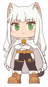 Chibi Fat Cat Portrait Vinyl Car Decal Sticker – Waterproof & UV-Resistant 4.85"