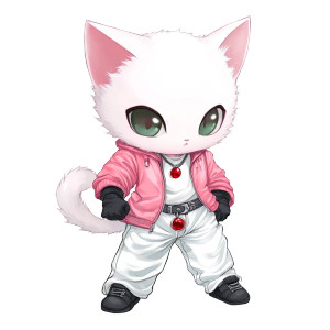 Chibi Kawaii Cat Vinyl Car Decal Sticker – Waterproof & UV-Resistant 4.0" Chibi Kawaii Cat Vinyl Car Decal Sticker – Waterproof & UV-Resistant 4.0"