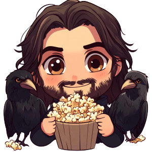 Chibi Twitch Man Ravens Vinyl Car Decal Sticker – Waterproof & UV-Resistant 4.0"