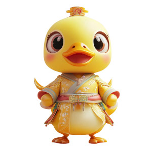 Chibi Yellow Duck Costume Vinyl Car Decal Sticker – Waterproof & UV-Resistant 4.0" Chibi Yellow Duck Costume Vinyl Car Decal Sticker – Waterproof & UV-Resistant 4.0"