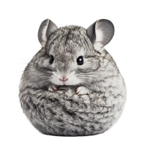 Chinchilla Ball White Vinyl Car Decal Sticker – Waterproof & UV-Resistant 4.0" Chinchilla Ball White Vinyl Car Decal Sticker – Waterproof & UV-Resistant 4.0"