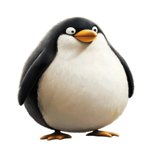 Chubby Penguin Cartoon Cute Vinyl Car Decal Sticker – Waterproof & UV-Resistant 4.0" Chubby Penguin Cartoon Cute Vinyl Car Decal Sticker – Waterproof & UV-Resistant 4.0"