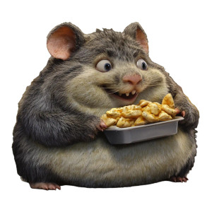 Chuck E Cheese Chonky Vinyl Car Decal Sticker – Waterproof & UV-Resistant 4.0"