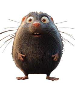 Cool Common Mole Pixar Vinyl Car Decal Sticker – Waterproof & UV-Resistant 4.0"