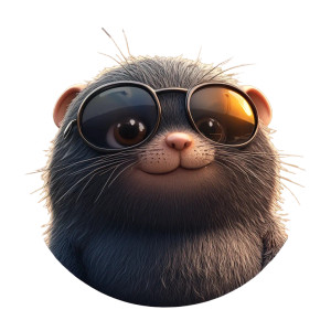 Cool Mole Telegram Logo Vinyl Car Decal Sticker – Waterproof & UV-Resistant 4.0"