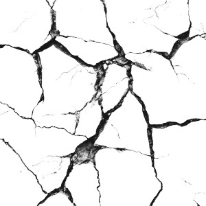 Cracked Concrete Decal Vinyl Car Decal Sticker – Waterproof & UV-Resistant 4.0"