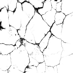 Cracked Grunge Texture Vinyl Car Decal Sticker – Waterproof & UV-Resistant 4.0"