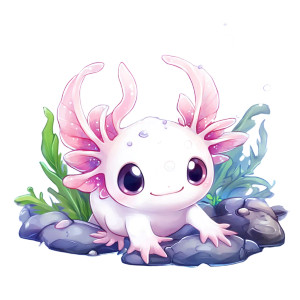 Cute Axolotl Chibi Vinyl Car Decal Sticker – Waterproof & UV-Resistant 4.0" Cute Axolotl Chibi Vinyl Car Decal Sticker – Waterproof & UV-Resistant 4.0"