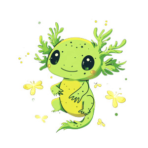 Cute Baby Axolotl Chibi Vinyl Car Decal Sticker – Waterproof & UV-Resistant 4.0" Cute Baby Axolotl Chibi Vinyl Car Decal Sticker – Waterproof & UV-Resistant 4.0"