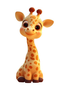 Cute Baby Giraffe 3D Vinyl Car Decal Sticker – Waterproof & UV-Resistant 4.0" Cute Baby Giraffe 3D Vinyl Car Decal Sticker – Waterproof & UV-Resistant 4.0"
