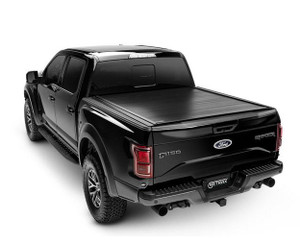 Enhance Your Ram 1500's Style with Retrax PowertraxPro MX Tonneau Cover | Remote Control Lock | Black Matte Aluminum