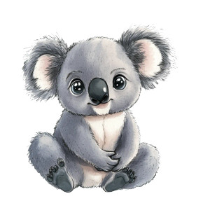 Cute Baby Koala Vinyl Car Decal Sticker – Waterproof & UV-Resistant 4.0" Cute Baby Koala Vinyl Car Decal Sticker – Waterproof & UV-Resistant 4.0"