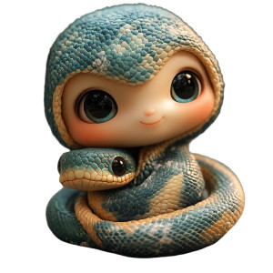 Cute Baby Snake Coat Vinyl Car Decal Sticker – Waterproof & UV-Resistant 4.0" Cute Baby Snake Coat Vinyl Car Decal Sticker – Waterproof & UV-Resistant 4.0"