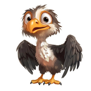 Cute Baby Vulture Cartoon Vinyl Car Decal Sticker – Waterproof & UV-Resistant 4.0" Cute Baby Vulture Cartoon Vinyl Car Decal Sticker – Waterproof & UV-Resistant 4.0"