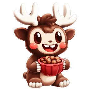 Cute Brown Monster Sticker Vinyl Car Decal Sticker – Waterproof & UV-Resistant 4.0"