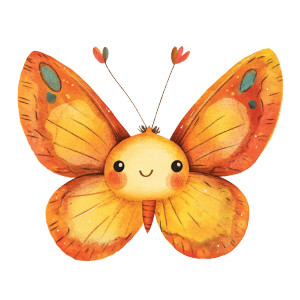 Cute Cartoon Butterfly Vinyl Car Decal Sticker – Waterproof & UV-Resistant 4.0" Cute Cartoon Butterfly Vinyl Car Decal Sticker – Waterproof & UV-Resistant 4.0"