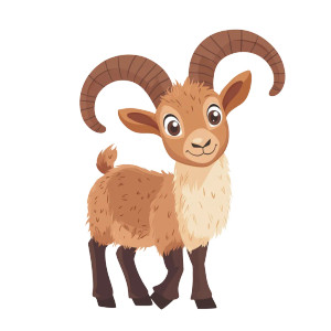 Cute Cartoon Ibex Jogging Vinyl Car Decal Sticker – Waterproof & UV-Resistant 4.0" Cute Cartoon Ibex Jogging Vinyl Car Decal Sticker – Waterproof & UV-Resistant 4.0"