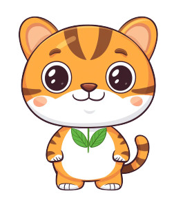 Cute Cartoon Tiger Vinyl Car Decal Sticker – Waterproof & UV-Resistant 4.0" Cute Cartoon Tiger Vinyl Car Decal Sticker – Waterproof & UV-Resistant 4.0"