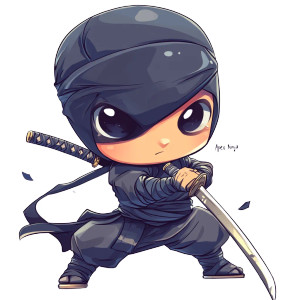 Cute Chibi Apex Ninja Vinyl Car Decal Sticker – Waterproof & UV-Resistant 4.0" Cute Chibi Apex Ninja Vinyl Car Decal Sticker – Waterproof & UV-Resistant 4.0"