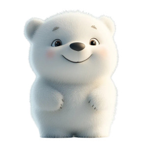Cute Chibi Polar Bear Vinyl Car Decal Sticker – Waterproof & UV-Resistant 4.0" Cute Chibi Polar Bear Vinyl Car Decal Sticker – Waterproof & UV-Resistant 4.0"