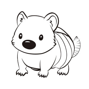 Cute Chibi Wombat Vinyl Car Decal Sticker – Waterproof & UV-Resistant 4.0" Cute Chibi Wombat Vinyl Car Decal Sticker – Waterproof & UV-Resistant 4.0"