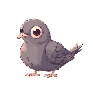Cute Crouching Pigeon Vinyl Car Decal Sticker – Waterproof & UV-Resistant 4.0" Cute Crouching Pigeon Vinyl Car Decal Sticker – Waterproof & UV-Resistant 4.0"