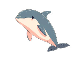 Cute Dolphin Minimalistic Vinyl Car Decal Sticker – Waterproof & UV-Resistant 5.31" Cute Dolphin Minimalistic Vinyl Car Decal Sticker – Waterproof & UV-Resistant 5.31"