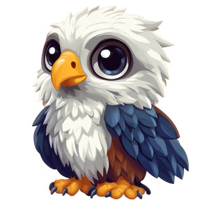 Cute Eagle Mascot Vinyl Car Decal Sticker – Waterproof & UV-Resistant 4.0" Cute Eagle Mascot Vinyl Car Decal Sticker – Waterproof & UV-Resistant 4.0"