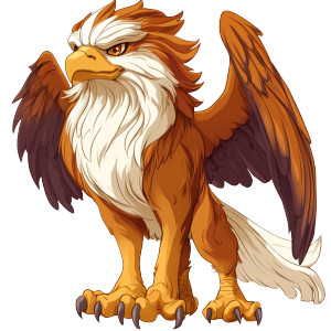 Cute Griffin Lion Eagle Vinyl Car Decal Sticker – Waterproof & UV-Resistant 4.0"