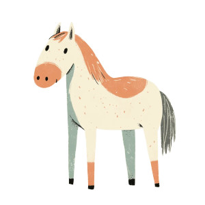 Cute Horse Flat Illustration Vinyl Car Decal Sticker – Waterproof & UV-Resistant 4.0" Cute Horse Flat Illustration Vinyl Car Decal Sticker – Waterproof & UV-Resistant 4.0"