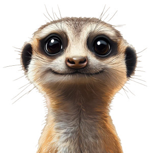 Cute Meerkat Vinyl Car Decal Sticker – Waterproof & UV-Resistant 4.0" Cute Meerkat Vinyl Car Decal Sticker – Waterproof & UV-Resistant 4.0"