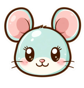 Cute Mouse Sanrio Sticker Vinyl Car Decal Sticker – Waterproof & UV-Resistant 4.0" Cute Mouse Sanrio Sticker Vinyl Car Decal Sticker – Waterproof & UV-Resistant 4.0"