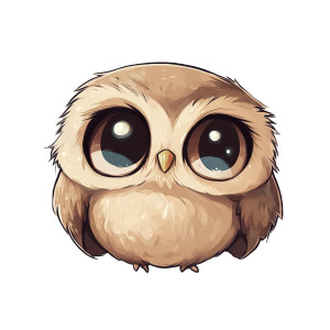 Cute Owl Chibi Vinyl Car Decal Sticker – Waterproof & UV-Resistant 4.0" Cute Owl Chibi Vinyl Car Decal Sticker – Waterproof & UV-Resistant 4.0"