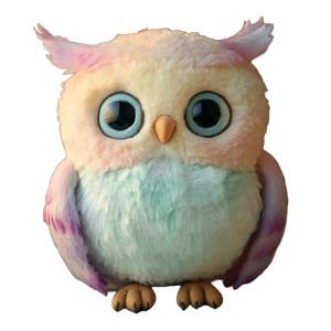 Cute Owl Stuffed Animal Vinyl Car Decal Sticker – Waterproof & UV-Resistant 4.0" Cute Owl Stuffed Animal Vinyl Car Decal Sticker – Waterproof & UV-Resistant 4.0"