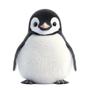 Cute Penguin Bowing Thankful Vinyl Car Decal Sticker – Waterproof & UV-Resistant 4.0"