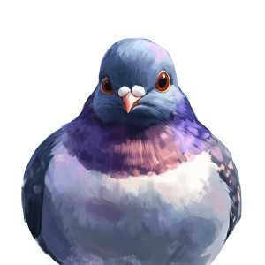 Cute Pigeon Vinyl Car Decal Sticker – Waterproof & UV-Resistant 4.0" Cute Pigeon Vinyl Car Decal Sticker – Waterproof & UV-Resistant 4.0"