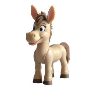 Cute Plastic Donkey Vinyl Car Decal Sticker – Waterproof & UV-Resistant 4.0"