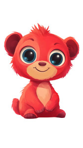 Cute Red Cartoon Animal Vinyl Car Decal Sticker – Waterproof & UV-Resistant 4.0" Cute Red Cartoon Animal Vinyl Car Decal Sticker – Waterproof & UV-Resistant 4.0"