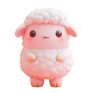 Cute Sheep Toy Vinyl Car Decal Sticker – Waterproof & UV-Resistant 4.0" Cute Sheep Toy Vinyl Car Decal Sticker – Waterproof & UV-Resistant 4.0"