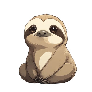 Cute Sloth Cartoon Vinyl Car Decal Sticker – Waterproof & UV-Resistant 4.0" Cute Sloth Cartoon Vinyl Car Decal Sticker – Waterproof & UV-Resistant 4.0"