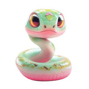 Cute Snake 3D Vinyl Car Decal Sticker – Waterproof & UV-Resistant 4.0" Cute Snake 3D Vinyl Car Decal Sticker – Waterproof & UV-Resistant 4.0"