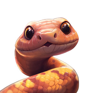 Cute Snake Vinyl Car Decal Sticker – Waterproof & UV-Resistant 4.0" Cute Snake Vinyl Car Decal Sticker – Waterproof & UV-Resistant 4.0"