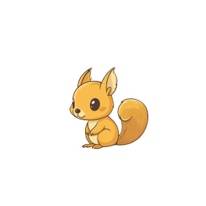 Cute Squirrel Cartoon Solid Vinyl Car Decal Sticker – Waterproof & UV-Resistant 4.0" Cute Squirrel Cartoon Solid Vinyl Car Decal Sticker – Waterproof & UV-Resistant 4.0"