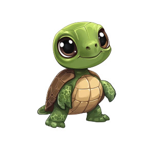 Cute Turtle 2D Vinyl Car Decal Sticker – Waterproof & UV-Resistant 4.0" Cute Turtle 2D Vinyl Car Decal Sticker – Waterproof & UV-Resistant 4.0"