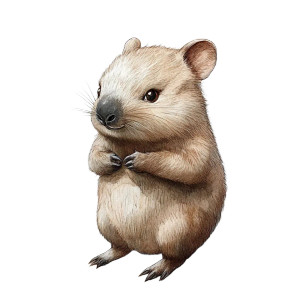 Cute Wombat Solo Vinyl Car Decal Sticker – Waterproof & UV-Resistant 4.0" Cute Wombat Solo Vinyl Car Decal Sticker – Waterproof & UV-Resistant 4.0"
