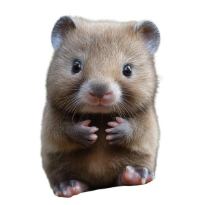 Cute Wombat Sparkling Eyes Vinyl Car Decal Sticker – Waterproof & UV-Resistant 4.0"